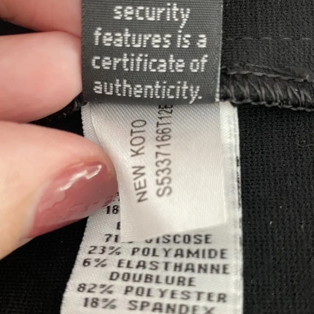 Diane Von Furstenberg DVF‎ Womens Koto Black Ponte Knit Skirt Career Size 4